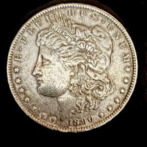 1890 Morgan 90% Silver Dollar